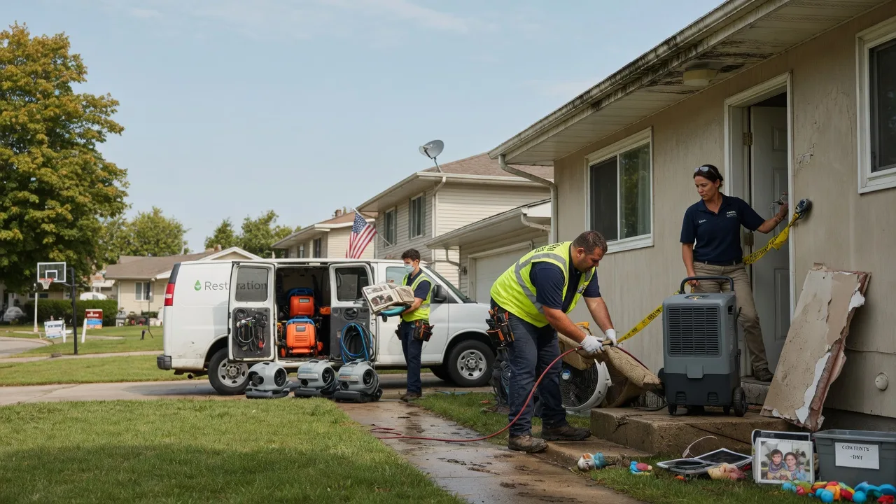 Water Damage Restoration in Bartlett, KS near me